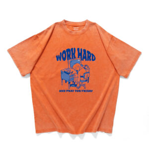 Work Hard Tee (Orange)